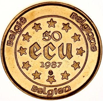 Pièce 50 écus | contenance en or fin ½ Oz (15,5517 g)